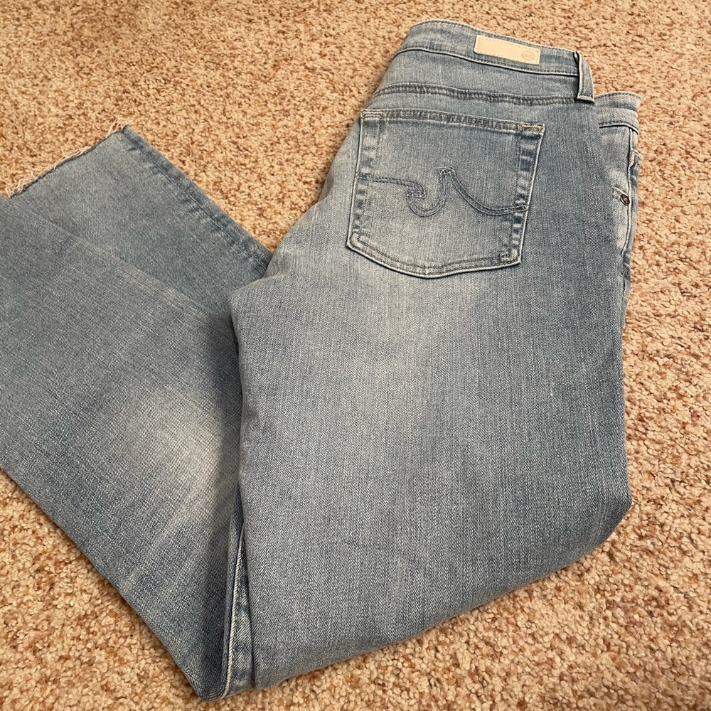 AG Farrah high rise skinny ankle jeans